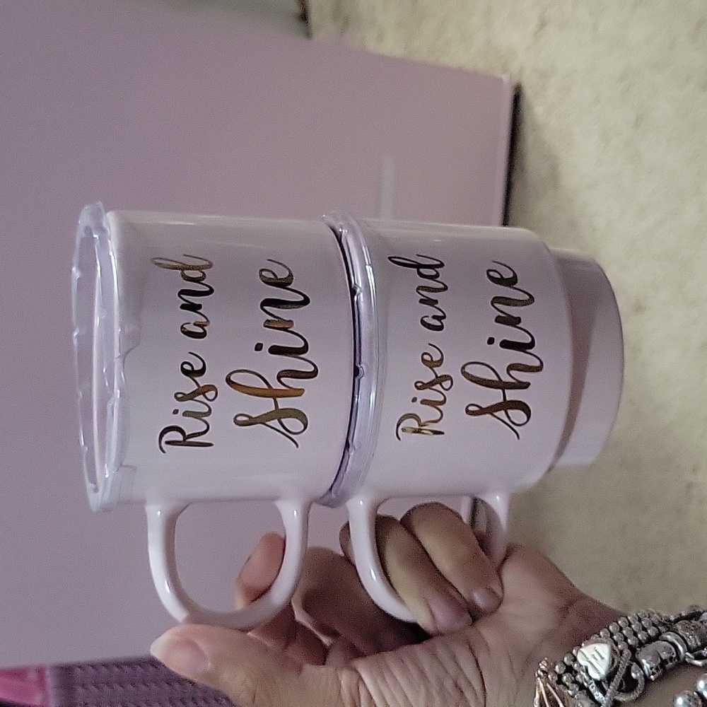 Stackable Rise and Shine Mug Set